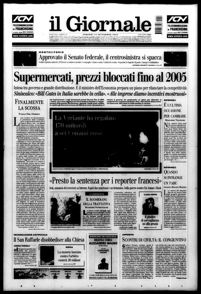 Il giornale : quotidiano del mattino